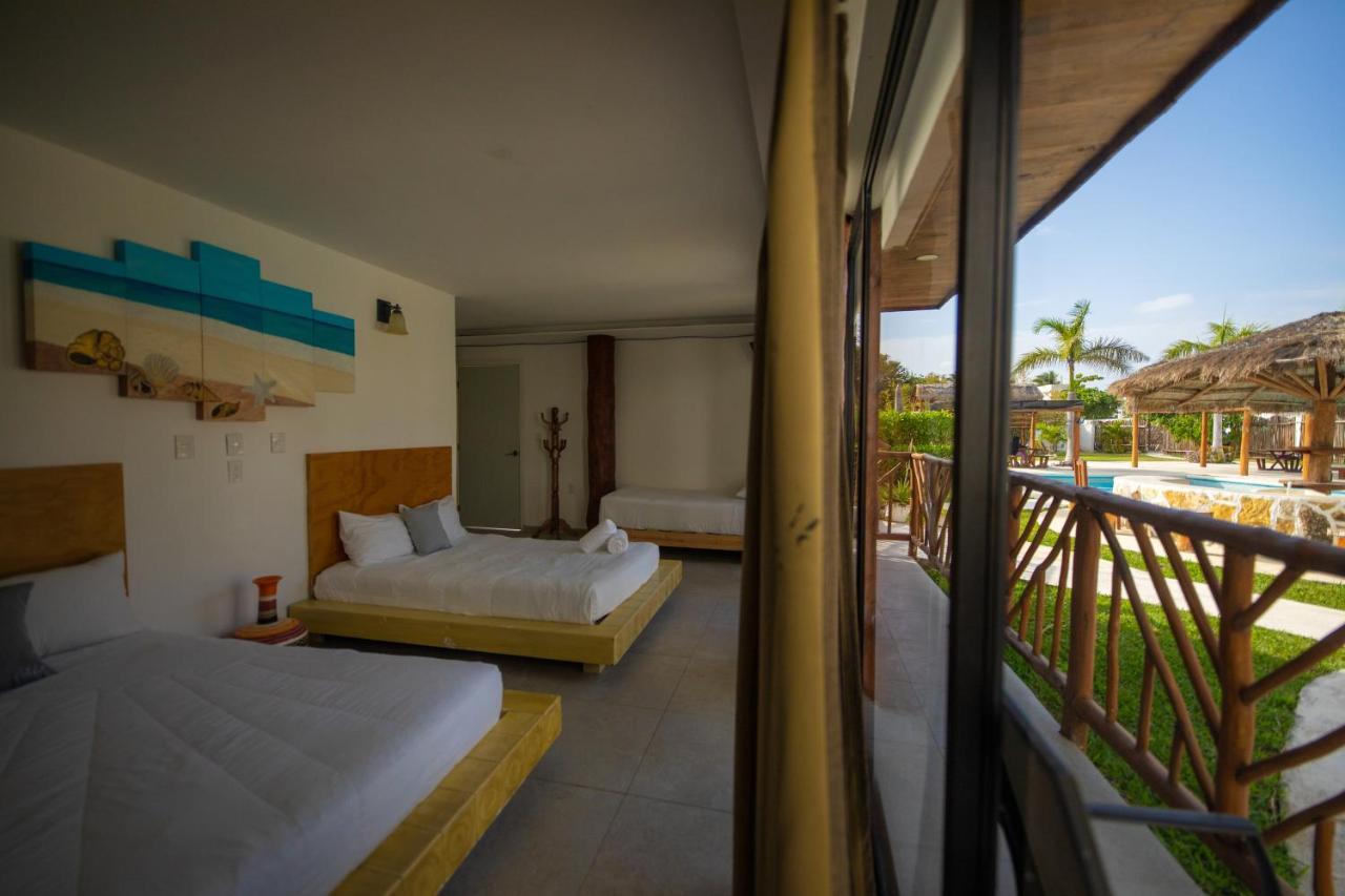Hotel & Beach Club Ojo De Agua 莫雷洛斯港 外观 照片